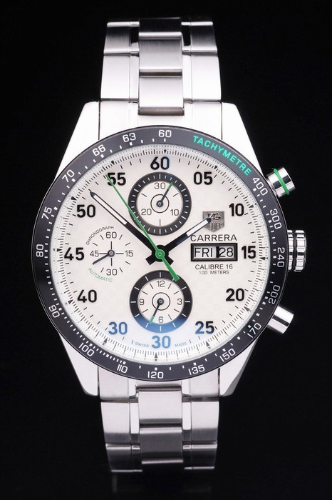 Carrera White Replique Montre 3761