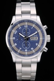 Mido Multifort Stainless Steel Bezel Navy Dial 80282