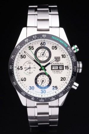 Carrera White Replique Montre 3761