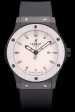 Hublot Big Bang Black Rubber Strap White Checkered Dial 80201